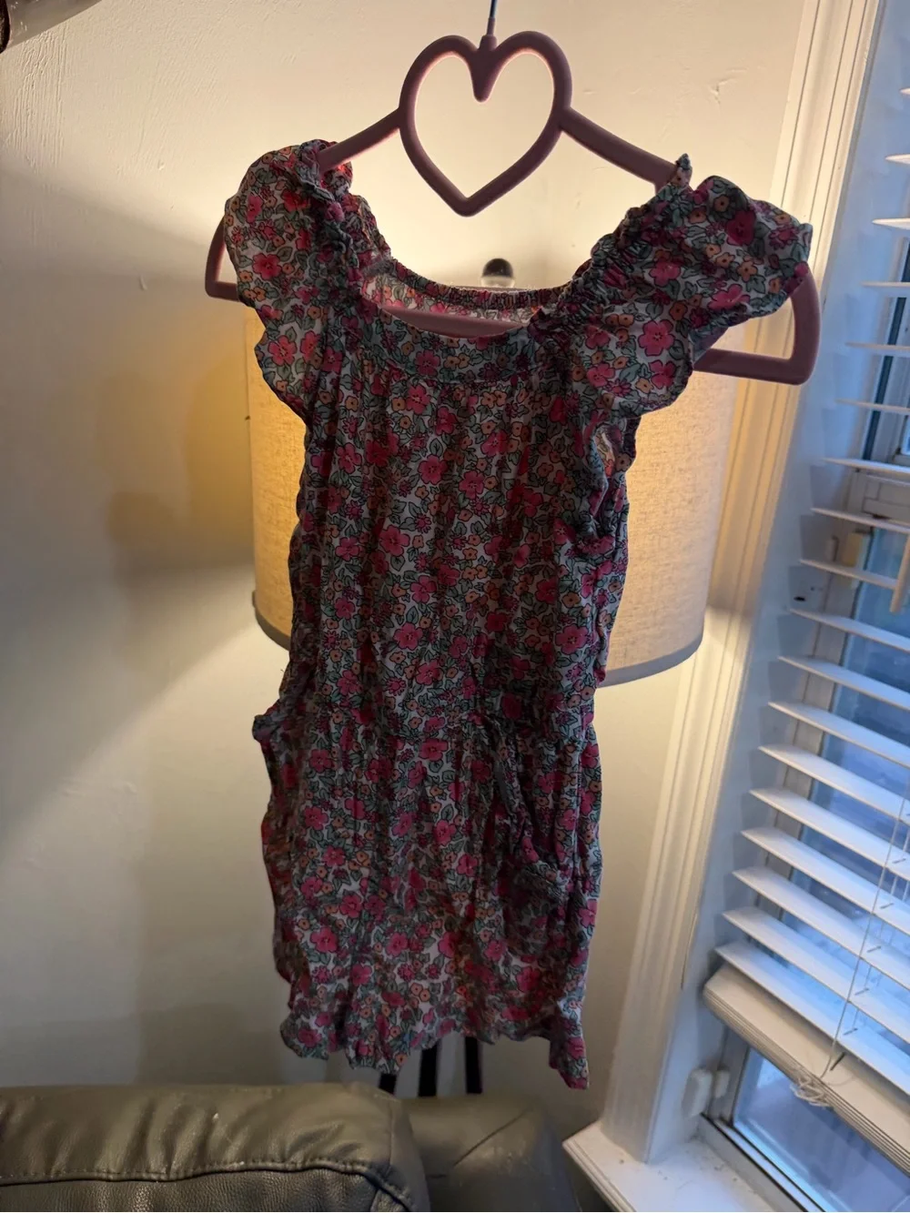 Cat & Jack Floral Toddler Dress - Pink, Peach & Green